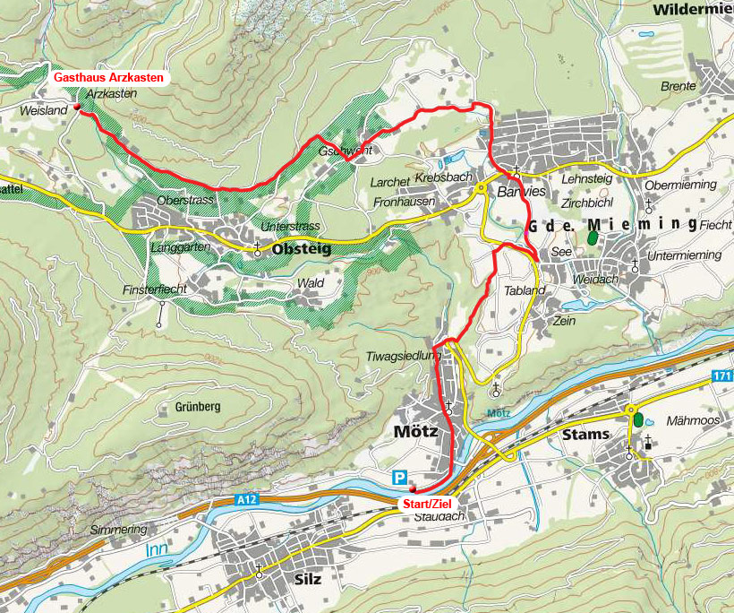 Gasthaus Arzkasten von Mötz Gasthaus Arzkasten von Mötz