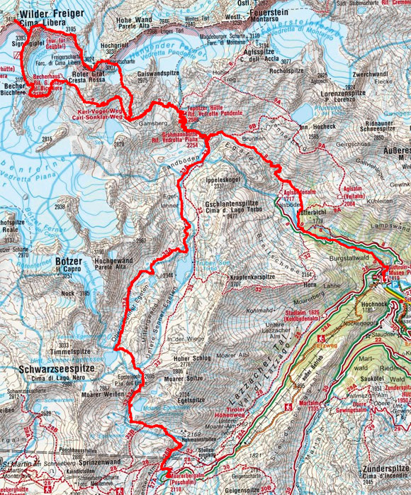 Becherhaus - Wilder Freiger mit Roter Grat Überschreitung (2-Tagestour) Becherhaus - Wilder Freiger mit Roter Grat Überschreitung (2-Tagestour)