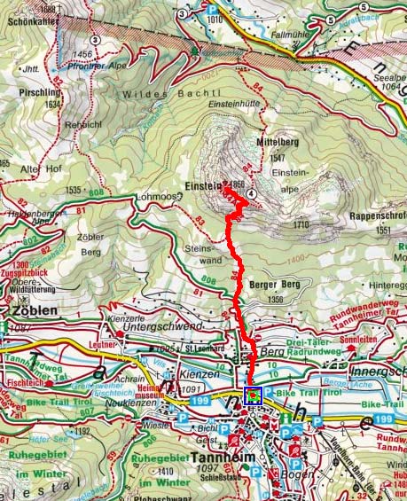 Einstein (1866 m) von Tannheim-Berg Einstein (1866 m) von Tannheim-Berg