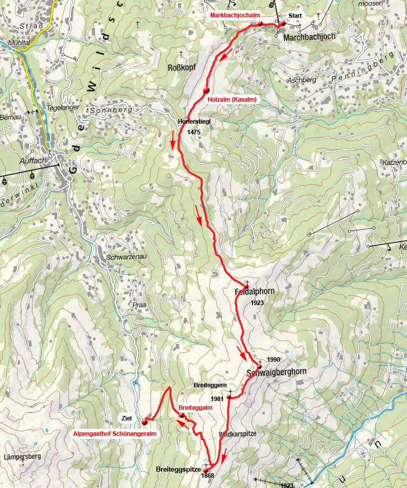 Wildschönauer Höhenweg Wildschönauer Höhenweg