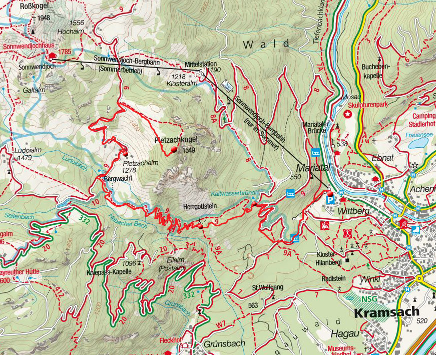 Pletzachkogel (1549m) von Kramsach Pletzachkogel (1549m) von Kramsach