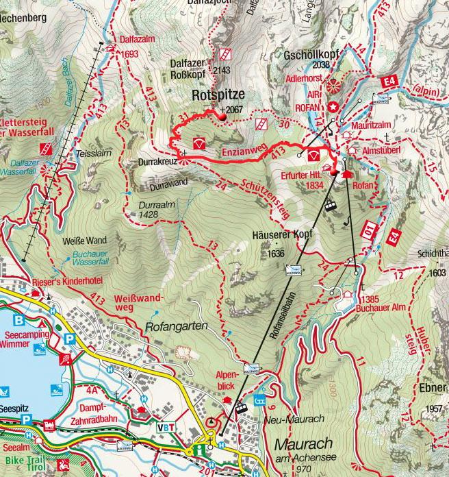 Rotspitze (2067m) von der Erfurter Hütte Rotspitze (2067m) von der Erfurter Hütte