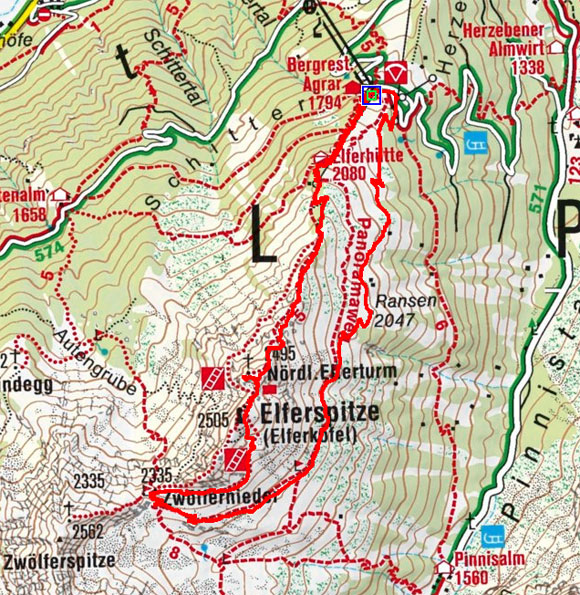 Elfer Rundwanderung (Elfer Bergstation oder Elferhütte) Elfer Rundwanderung (Elfer Bergstation oder Elferhütte)