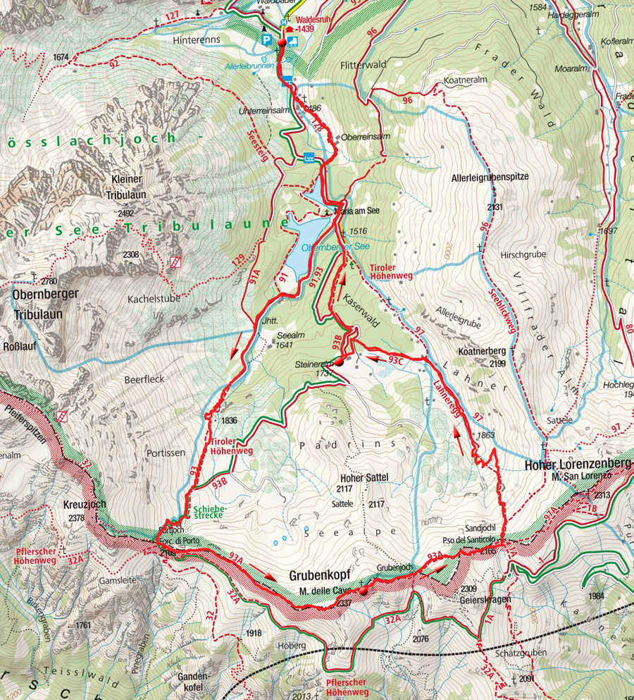 Grubenkopf – Grenzkamm Rundtour Grubenkopf – Grenzkamm Rundtour