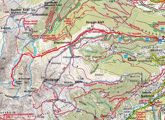 Hundstalsee (2277 m) von Stiglreith Hundstalsee (2277 m) von Stiglreith