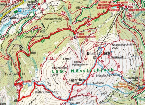 Nösslachjoch - Eggerberg (2231/2280 m) Rundtour Nösslachjoch - Eggerberg (2231/2280 m) Rundtour