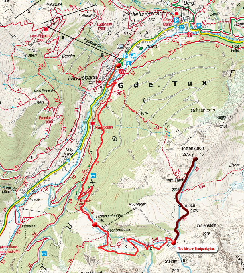 Bike & Hike Tour: Juns - Tettensjoch Bike & Hike Tour: Juns - Tettensjoch