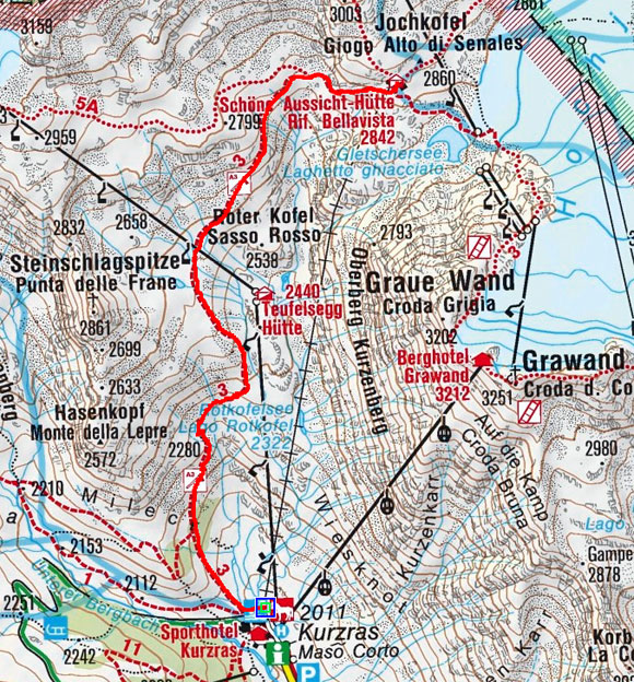 Schnalser Hüttenrunde - Tag 1 Schnalser Hüttenrunde - Tag 1