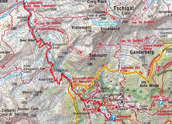 Lodnerhütte (2259 m) von Partschins Lodnerhütte (2259 m) von Partschins