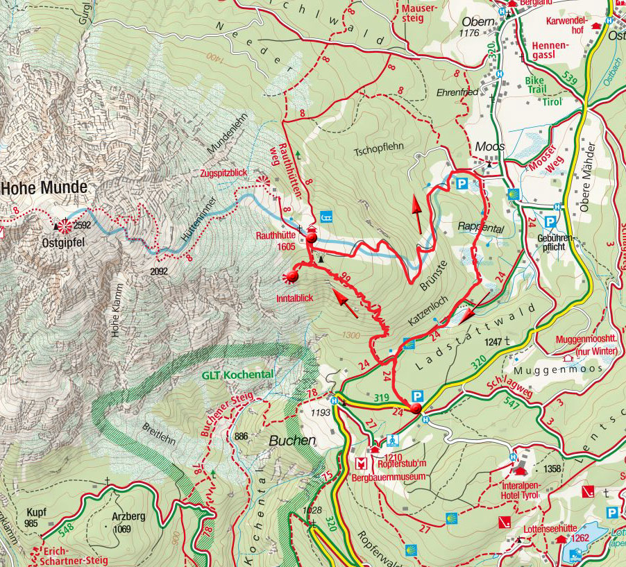 Rundwanderung Rauthhütte – Rappental – Katzenloch Rundwanderung Rauthhütte – Rappental – Katzenloch
