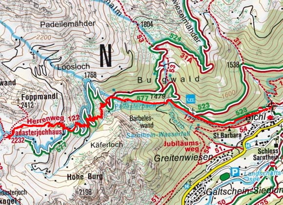 Padasterjochhaus (2232 m) von Trins Padasterjochhaus (2232 m) von Trins