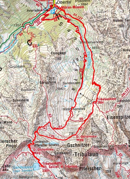 Tribulaunhütten - Rundtour Tribulaunhütten - Rundtour
