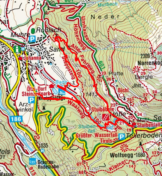 Stuibenfall Klettersteig im Ötztal Stuibenfall Klettersteig im Ötztal