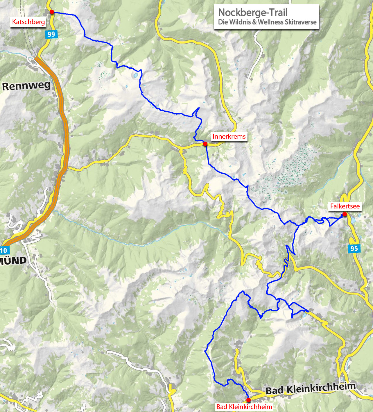 Skidurchquerung Nockberge-Trail Skidurchquerung Nockberge-Trail