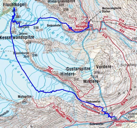 Große Ötztaler Skidurchquerung - Tag 5 Große Ötztaler Skidurchquerung - Tag 5