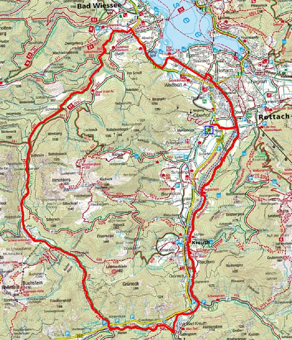 Schwarzentennalm Rundfahrt von Kreuth Schwarzentennalm Rundfahrt von Kreuth