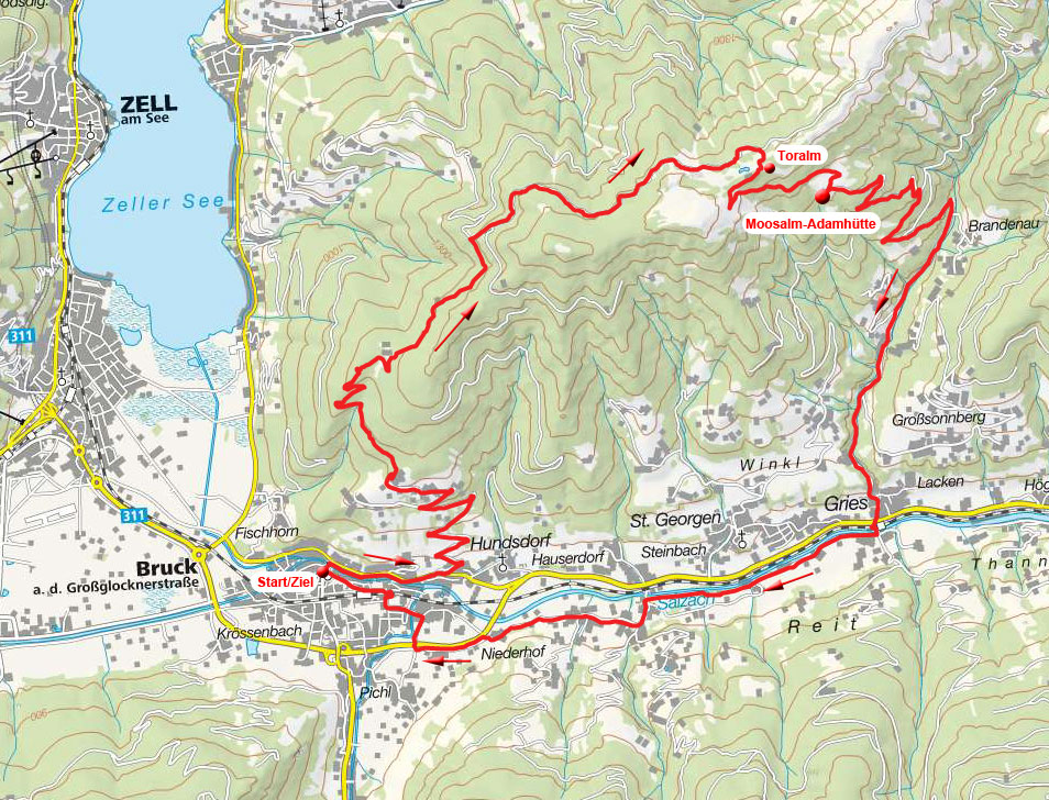 Erlhofplatte – Moosalm Rundfahrt Erlhofplatte – Moosalm Rundfahrt