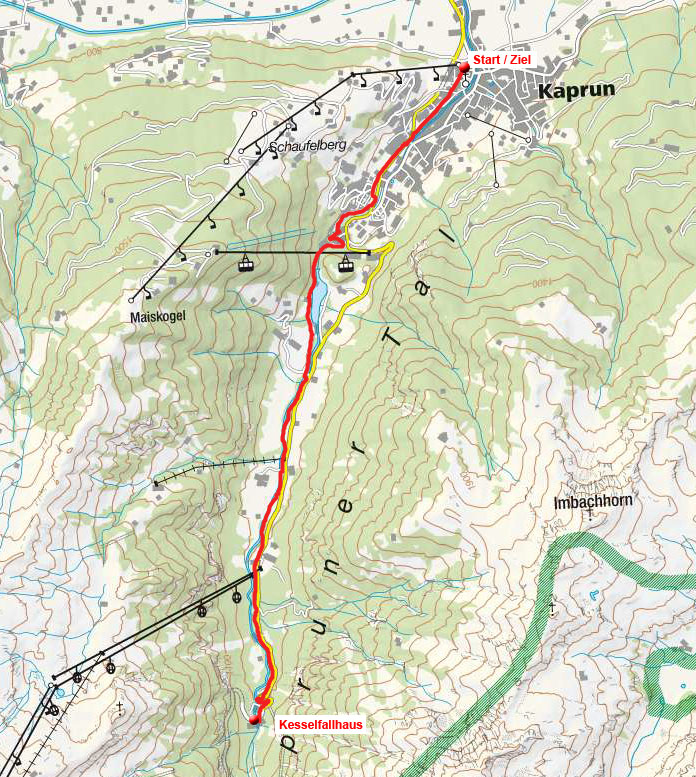 Kesselfall Alpenhaus von Kaprun Kesselfall Alpenhaus von Kaprun