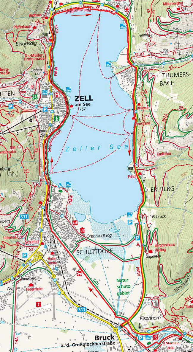 Von Bruck um den Zeller See Von Bruck um den Zeller See
