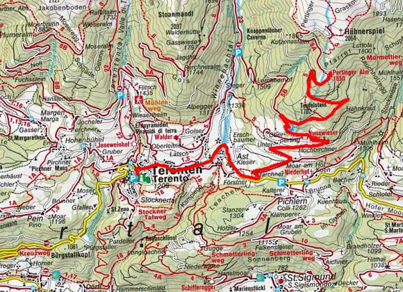 Terenten - Pertinger Alm Terenten - Pertinger Alm