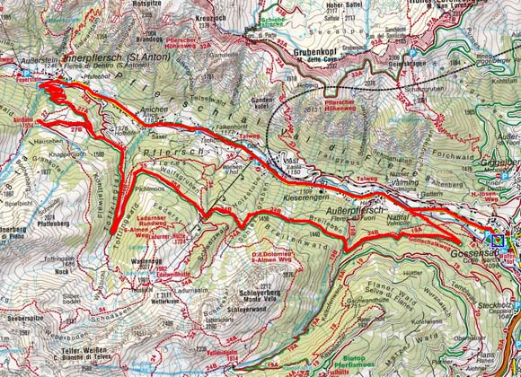 Gossensass - Allriss Alm Gossensass - Allriss Alm