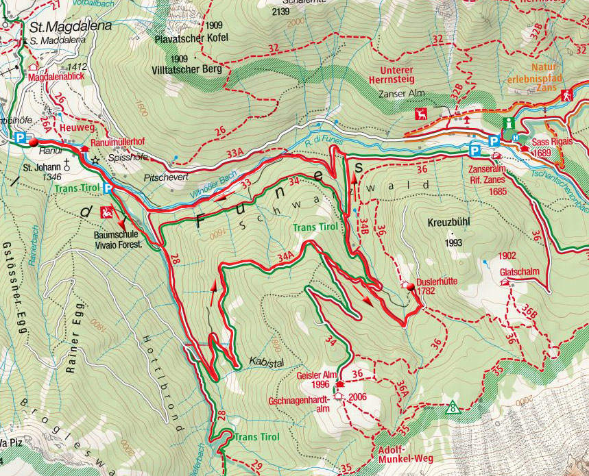 Dusleralm von St. Magdalena Dusleralm von St. Magdalena