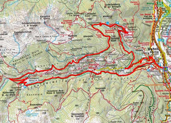 Schalderertal Rundtour Schalderertal Rundtour