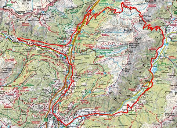 Schlüsseljoch - Hühnerspiel Rundtour Schlüsseljoch - Hühnerspiel Rundtour