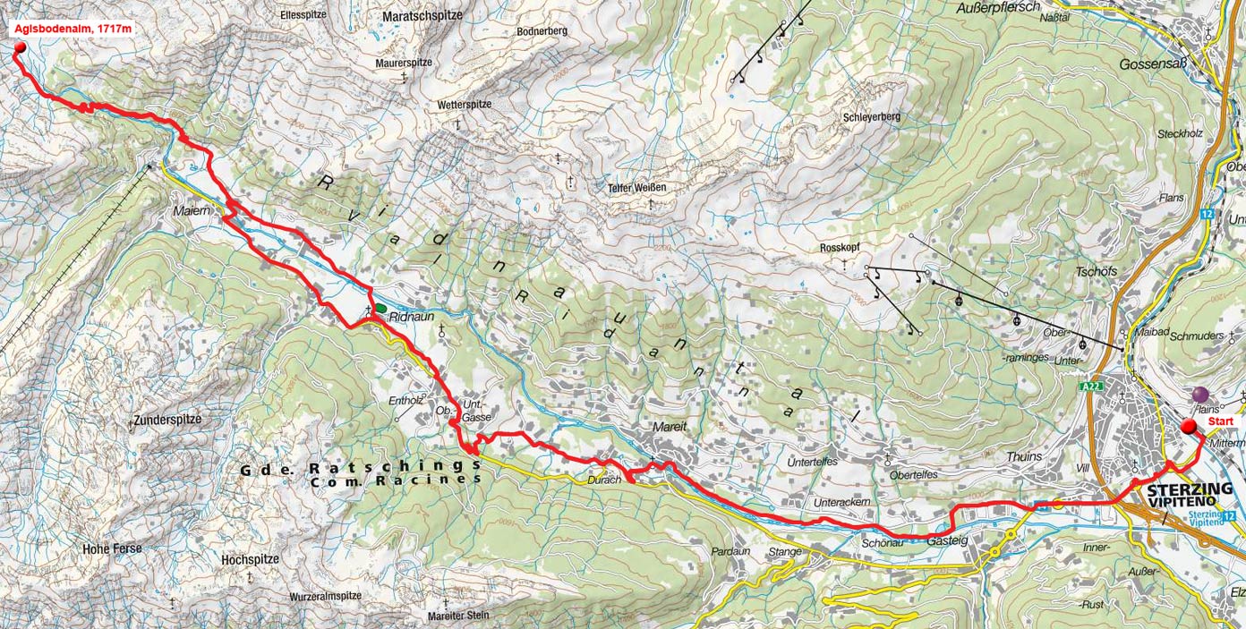 Aglsbodenalm von Sterzing Aglsbodenalm von Sterzing