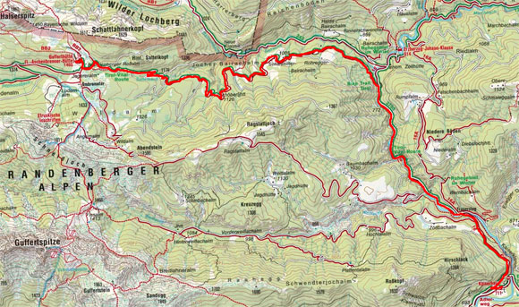 Gufferthütte vom Kaiserhaus (Brandenberger Tal) Gufferthütte vom Kaiserhaus (Brandenberger Tal)