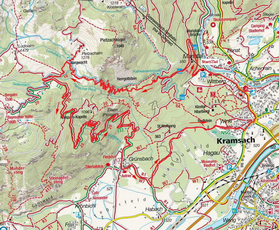 Pletzachalm Runde von Kramsach Pletzachalm Runde von Kramsach