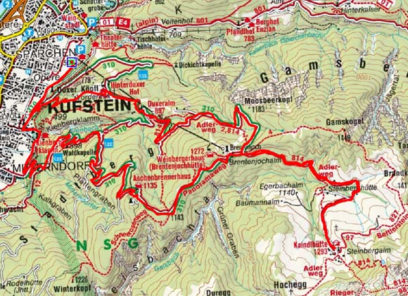 Kufstein - Kaindlhütte Kufstein - Kaindlhütte