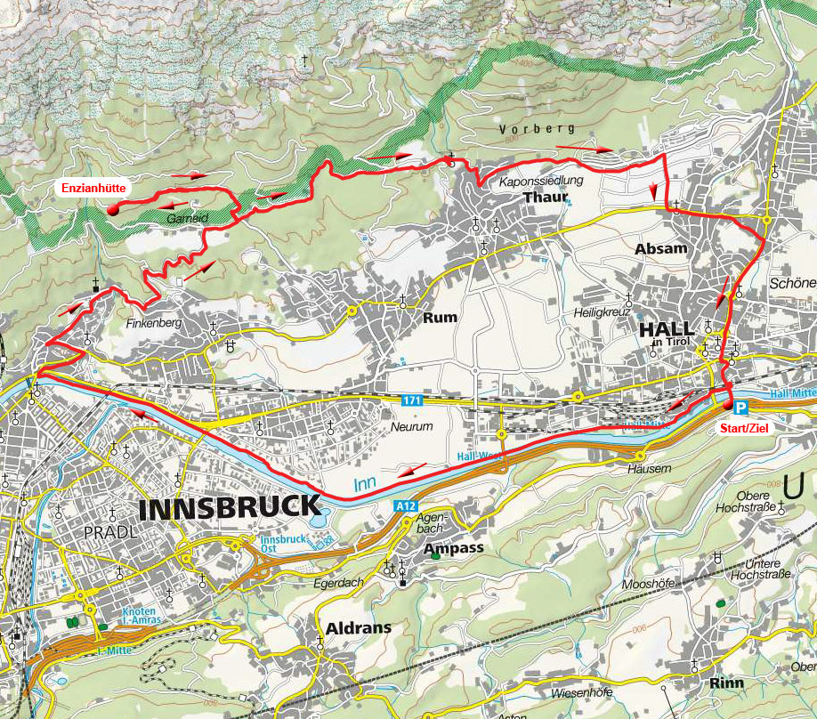 Enzian Hütte - Rundfahrt vom Gasthof Badl Enzian Hütte - Rundfahrt vom Gasthof Badl