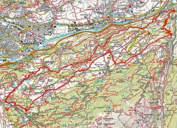 Volders - Sistrans - Igls Volders - Sistrans - Igls