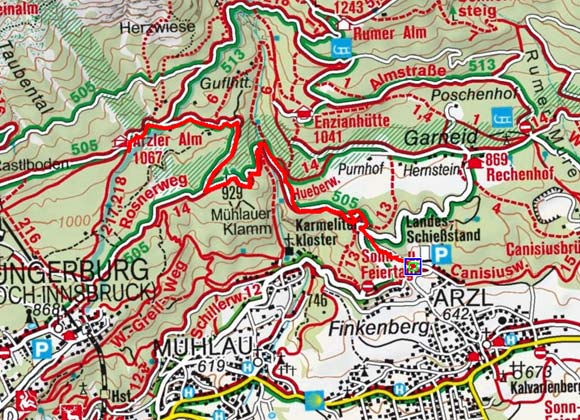 Arzl - Arzler Alm Arzl - Arzler Alm