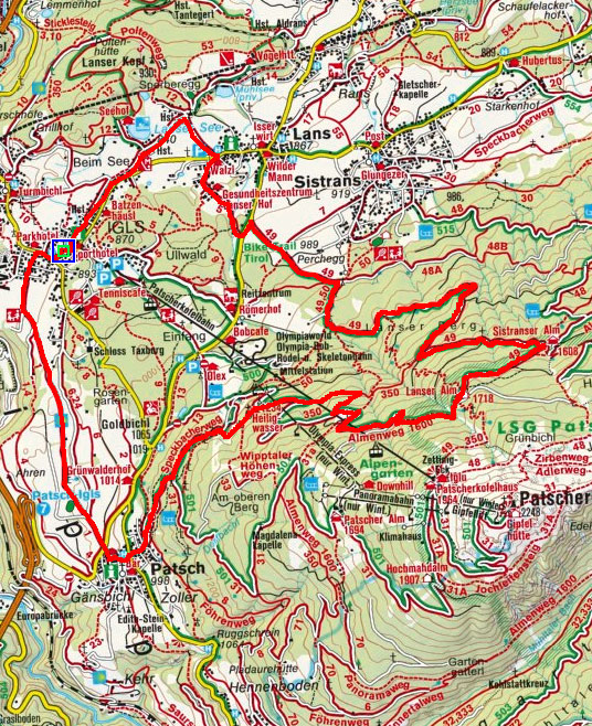 Lanseralm von Igls Lanseralm von Igls