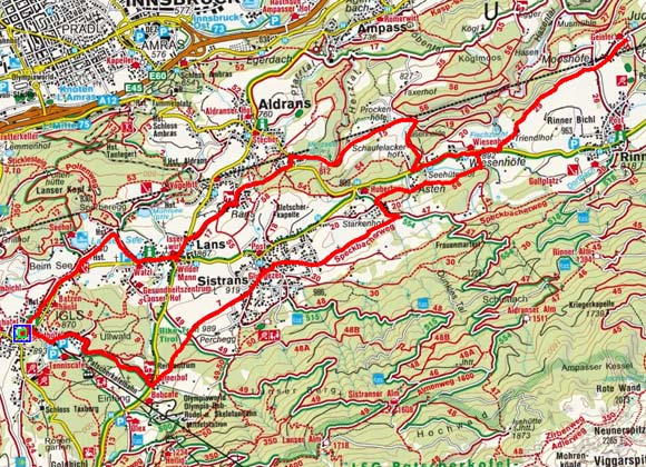 Patscherkofel Radwegrunde Patscherkofel Radwegrunde