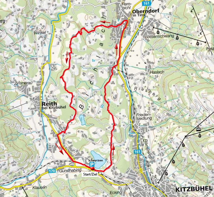 Vom Schwarzsee rund ums Bichlach Vom Schwarzsee rund ums Bichlach