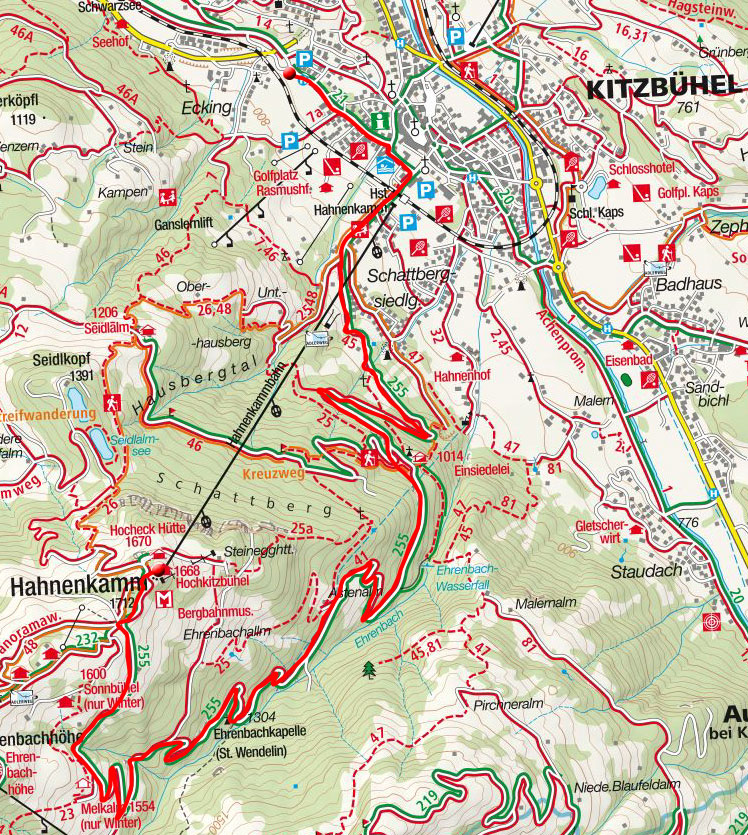 Hahnenkamm von Kitzbühel Hahnenkamm von Kitzbühel