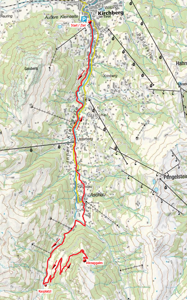 Hirzeggalm von Kirchberg in Tirol Hirzeggalm von Kirchberg in Tirol