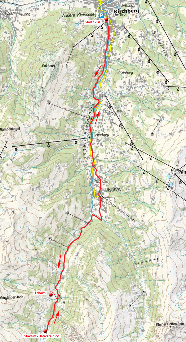 Unterer Grund von Kirchberg in Tirol Unterer Grund von Kirchberg in Tirol