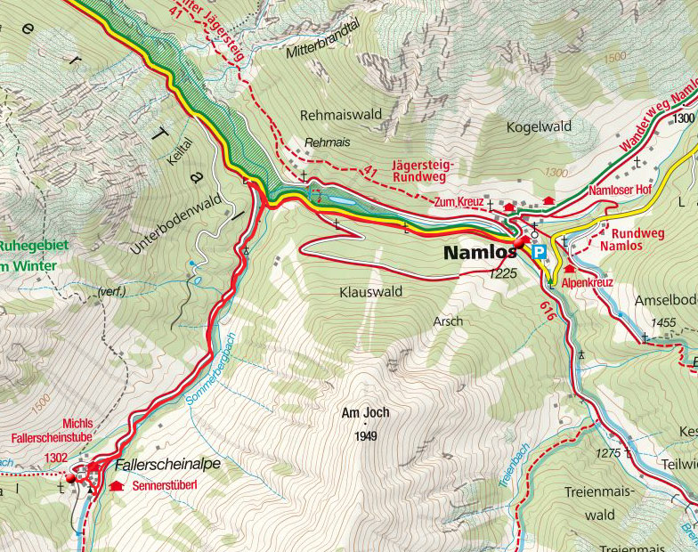 Almdorf Fallerschein & Michl’s Fallerscheinstube von Namlos Almdorf Fallerschein & Michl’s Fallerscheinstube von Namlos