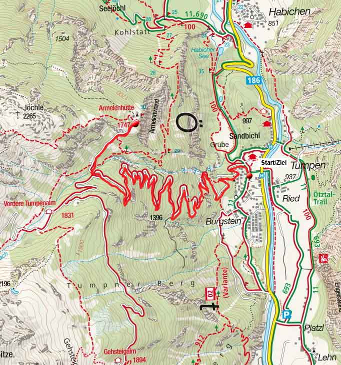 Armelenhütte von Tumpen Armelenhütte von Tumpen