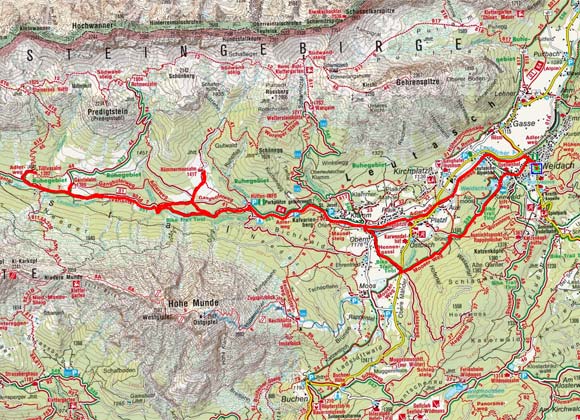 Gaistaler Almen Rundtour Gaistaler Almen Rundtour