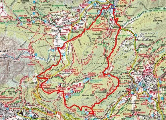 Weidach - Ropferstubm (Rundtour) Weidach - Ropferstubm (Rundtour)