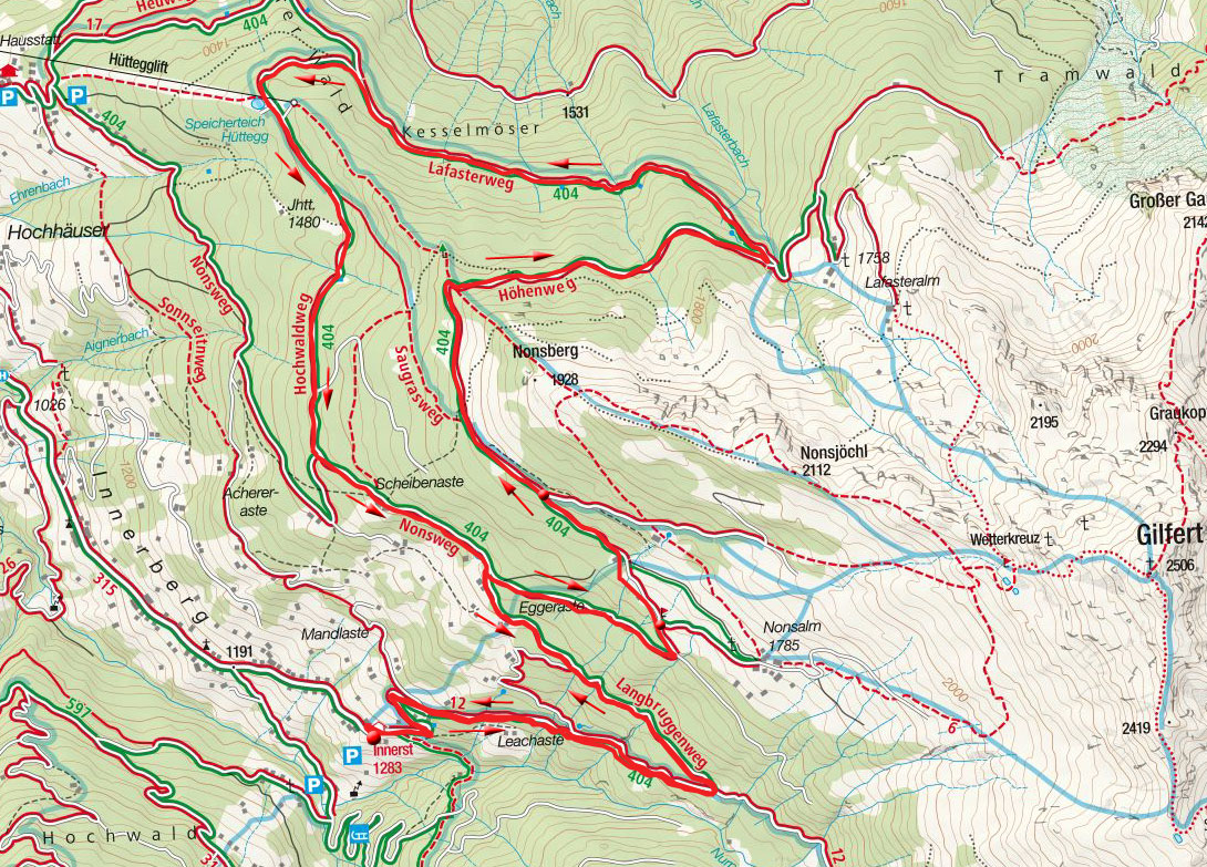 Nonsalmrunde von Innerst aus Nonsalmrunde von Innerst aus