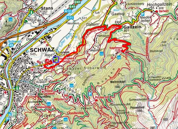 Schwaz - Kogelmoos Schwaz - Kogelmoos
