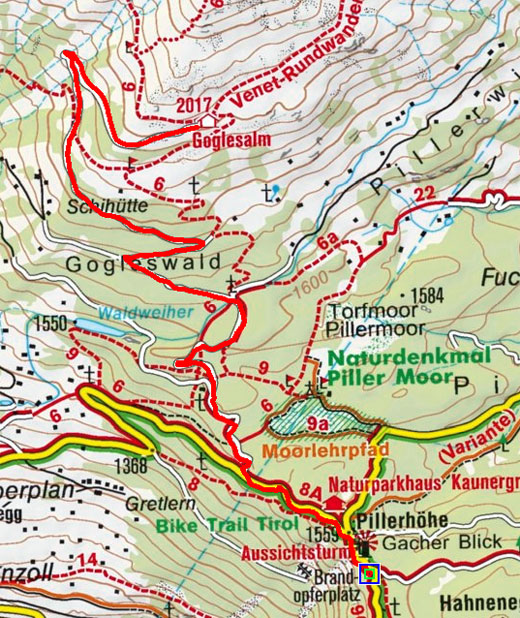 Gogles Alm vom Naturparkhaus Kaunergrat Gogles Alm vom Naturparkhaus Kaunergrat