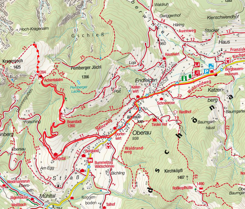 Achentalalm & Georg-Kapelle von Oberau Achentalalm & Georg-Kapelle von Oberau