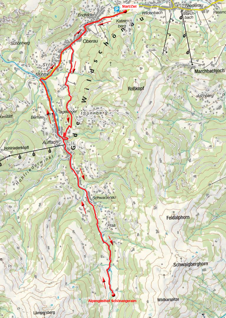 Schönangeralm von Oberau Schönangeralm von Oberau